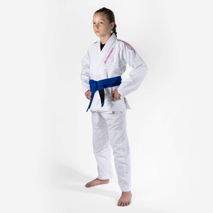 Kimono Jiu Jitsu Knockout Fete Copii | knock-out.ro