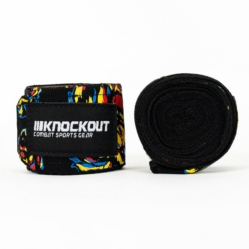 Bandaje Box Knockout LION 4.5m | knock-out.ro