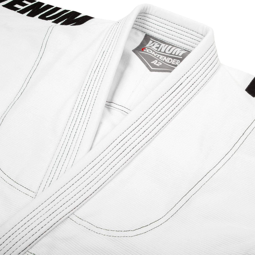 Kimono Jiu Jitsu Venum Contender EVO Alb | knock-out.ro