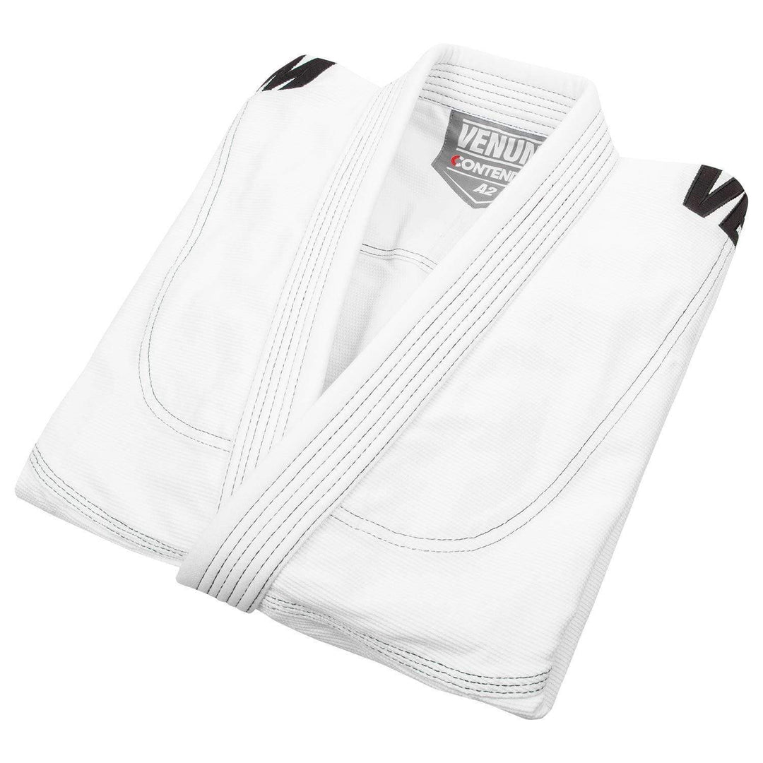 Kimono Jiu Jitsu Venum Contender EVO Alb | knock-out.ro