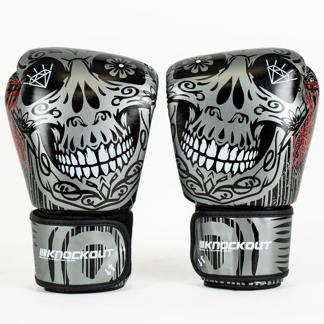 Manusi Box Knockout Skull | knock-out.ro