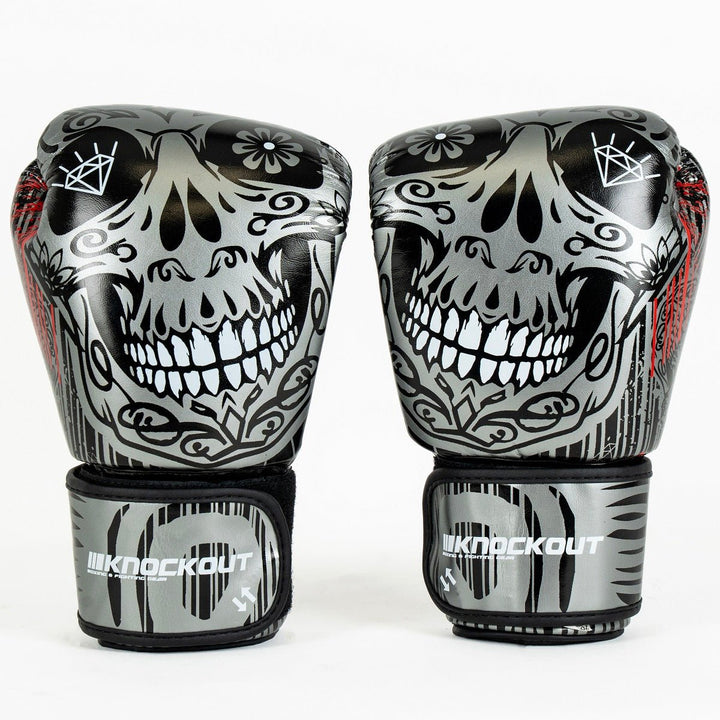 Manusi Box Knockout Skull | knock-out.ro