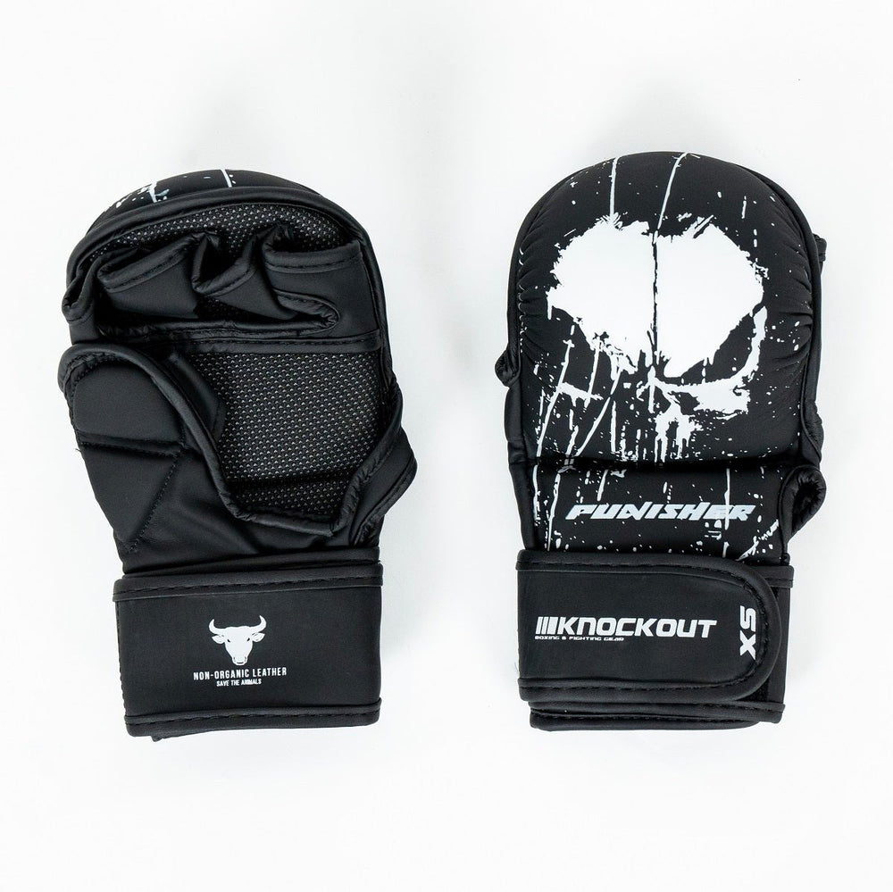 Manusi MMA Knockout Punisher 2.0 cu Deget | knock-out.ro