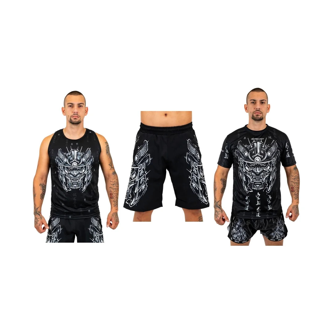 Pachet Samurai Casual: Maiou + Sort cu Buzunare + Triocu | knock-out.ro