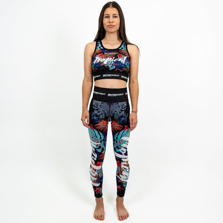 Pantaloni Compresie Knockout Tropical | knock-out.ro