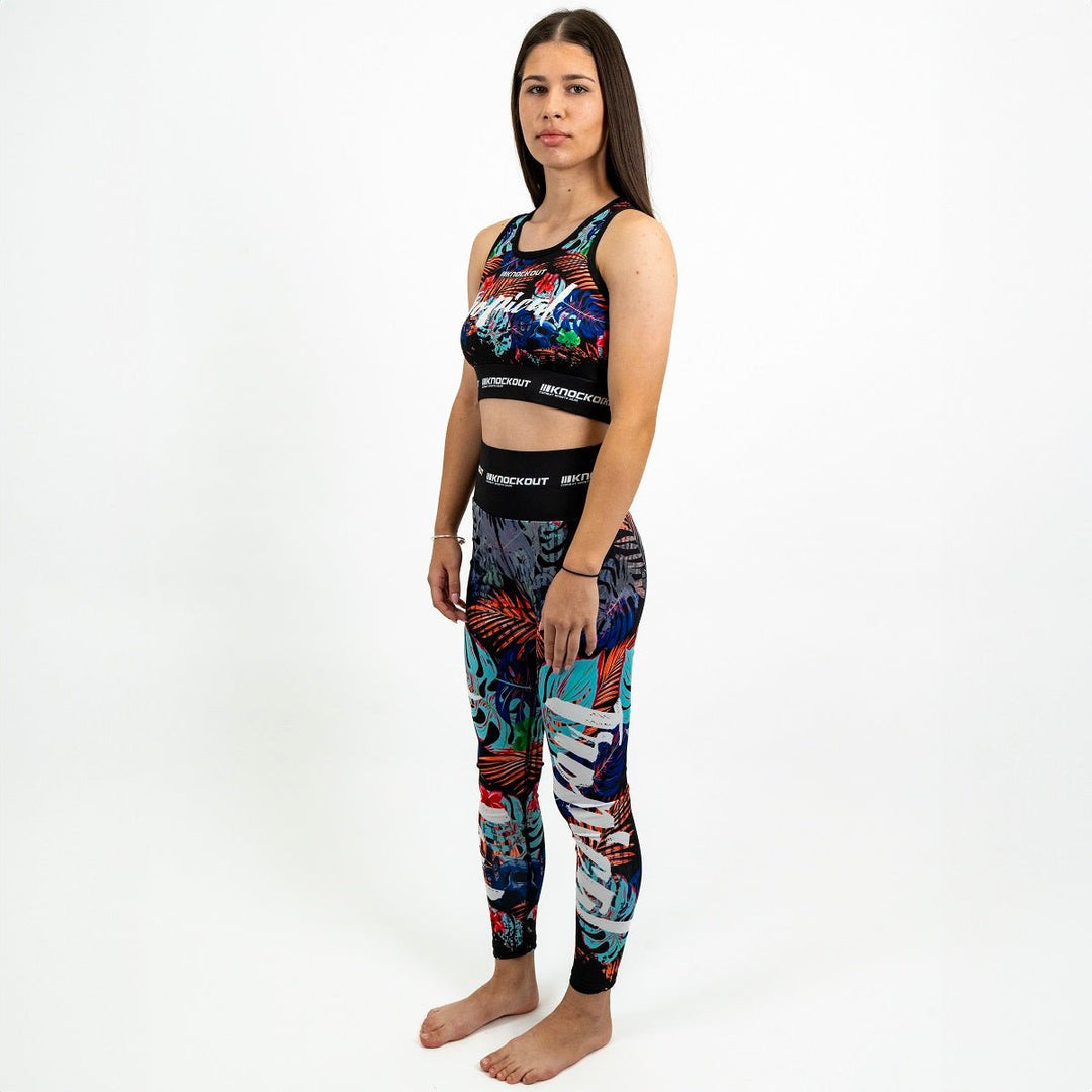 Pantaloni Compresie Knockout Tropical | knock-out.ro