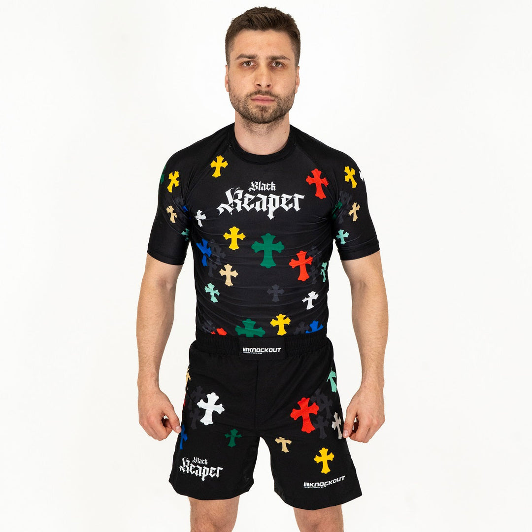Tricou Compresie Knockout Black Reaper | knock-out.ro