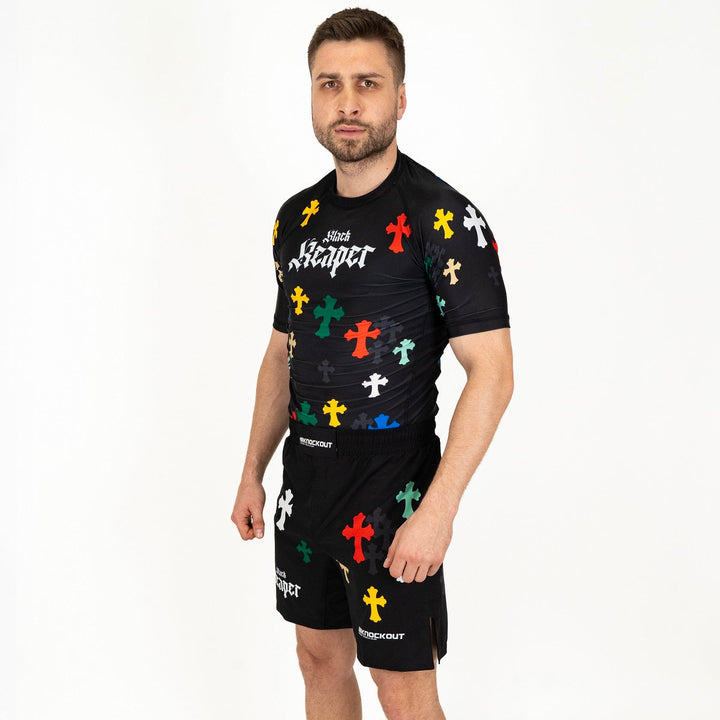 Tricou Compresie Knockout Black Reaper | knock-out.ro