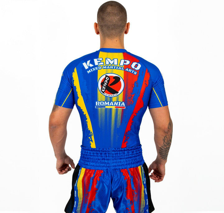 Knockout Rashguard Kurzarm Kempo Rumänien