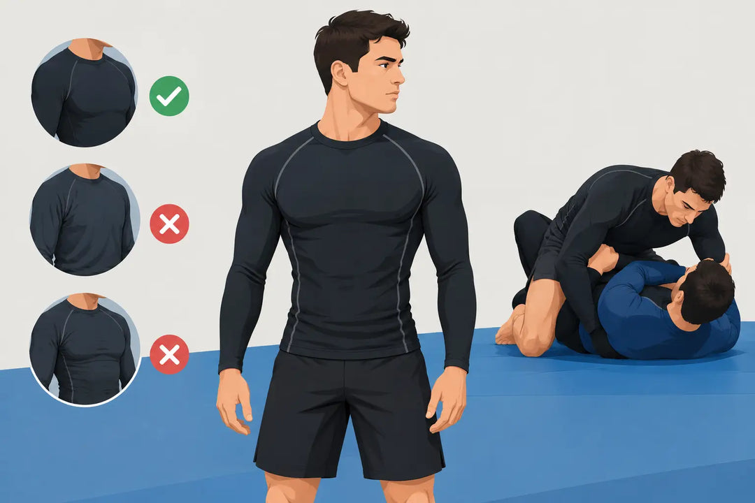 How BJJ Rash Guards Should Fit for Hard Rounds