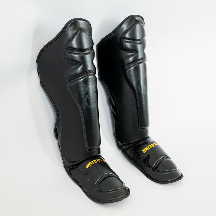 Tibiere Kickbox Knockout X-Lock | knock-out.ro