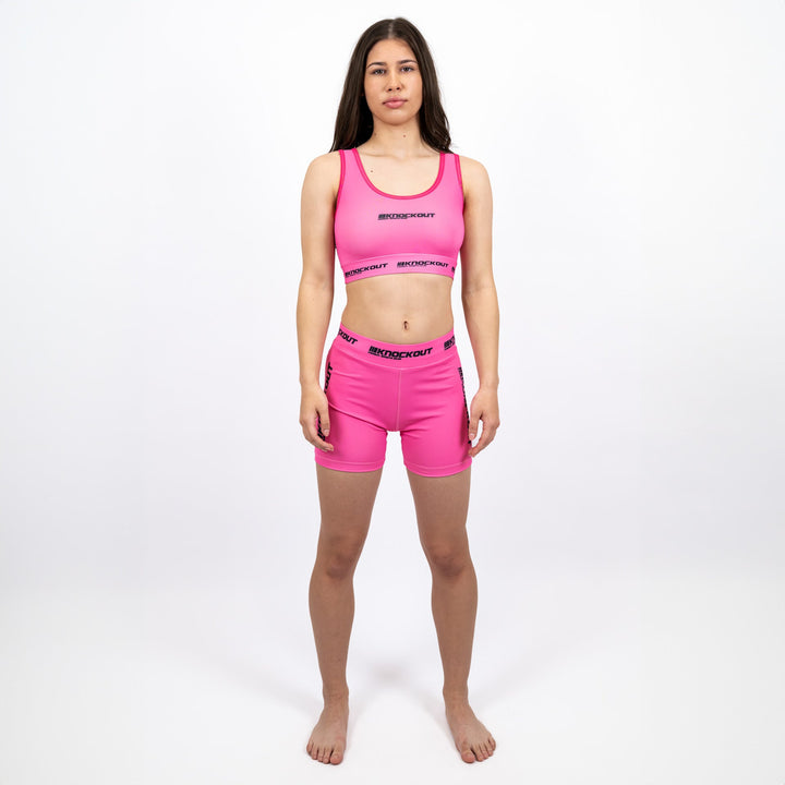 Sort Compresie Knockout Pink | knock-out.ro