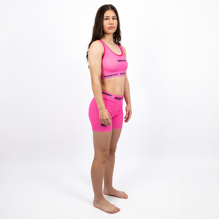 Sort Compresie Knockout Pink | knock-out.ro