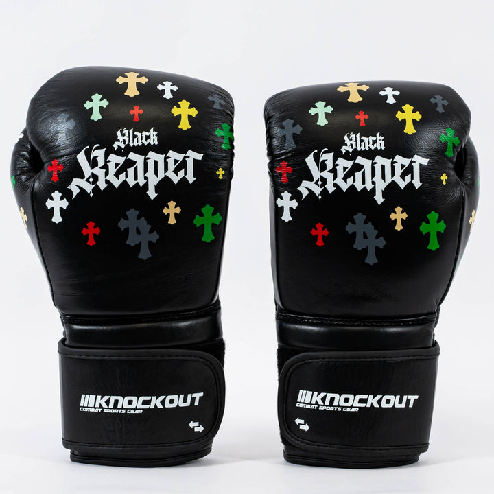 Manusi Box Knockout Black Reaper | knock-out.ro