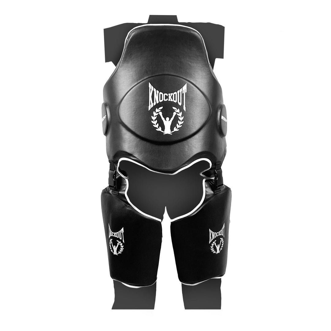 Pieptar cu protecții coapse Knockout | knock-out.ro