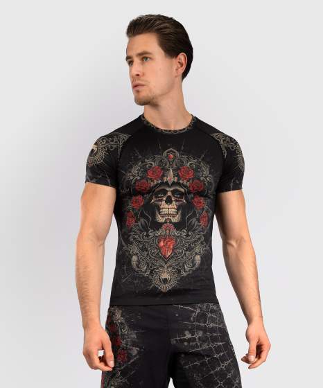 Venum Santa Muerte 5.0-Rashguard Short Sleeve