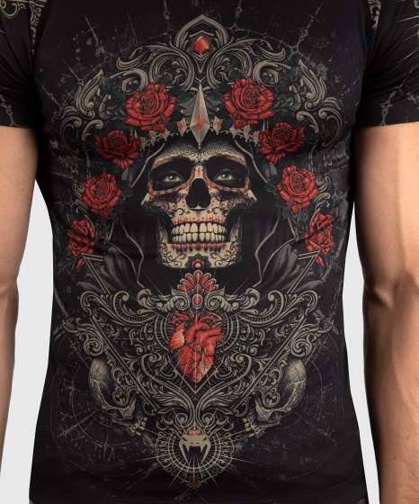 Venum Santa Muerte 5.0-Rashguard Short Sleeve