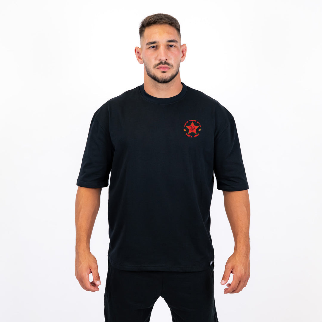 Tricou Oversize Knockout Soviet Boxing | knock-out.ro
