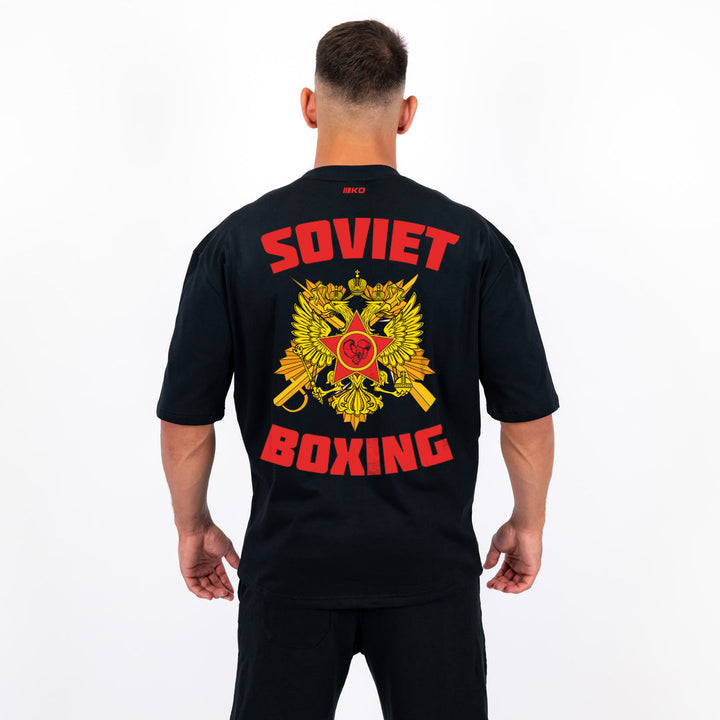 Tricou Oversize Knockout Soviet Boxing | knock-out.ro