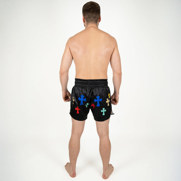 Knockout Kickbox-Shorts Black Reaper