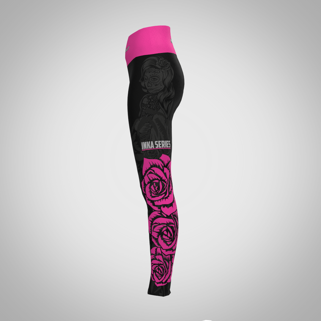 Pantaloni Compresie Knockout Inka Series Fete | knock-out.ro