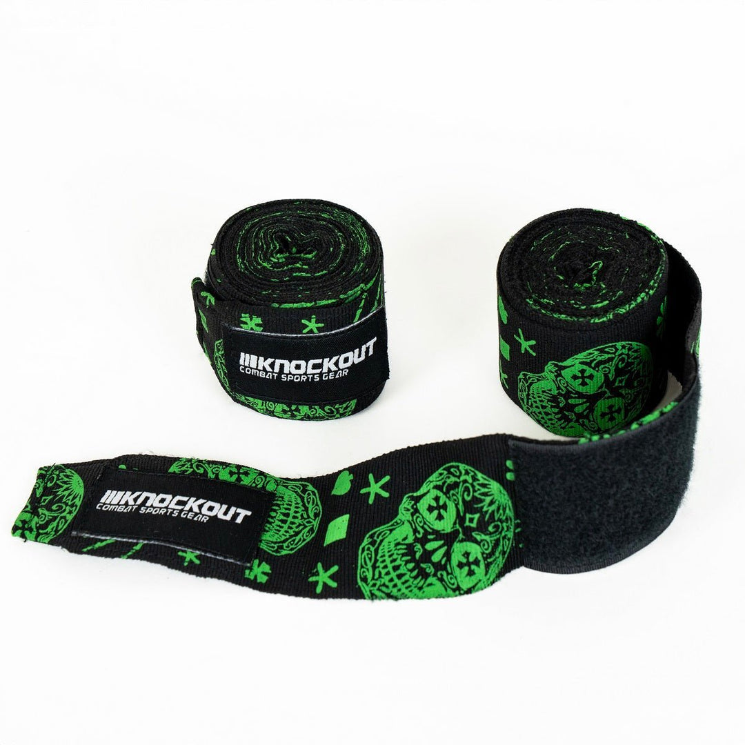 Bandaje Box Knockout Skull 4.5m | knock-out.ro