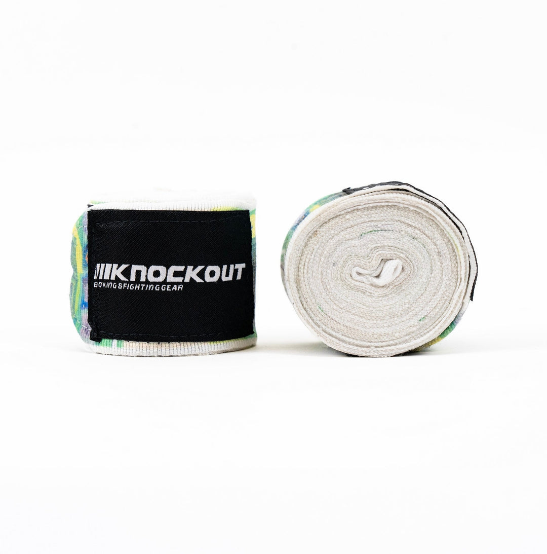 Bandaje Box Knockout Euro Print 4.5m | knock-out.ro