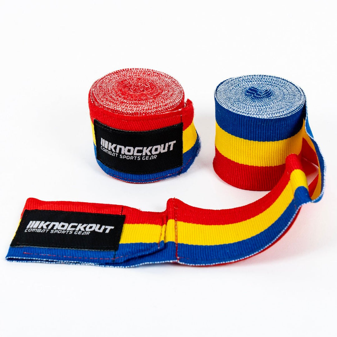 Bandaje Box Knockout Romania 4.5m | knock-out.ro