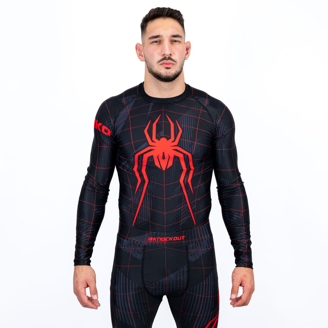 Pachet Webman: Pantaloni + Bluza Compresie + Manusi MMA | knock-out.ro