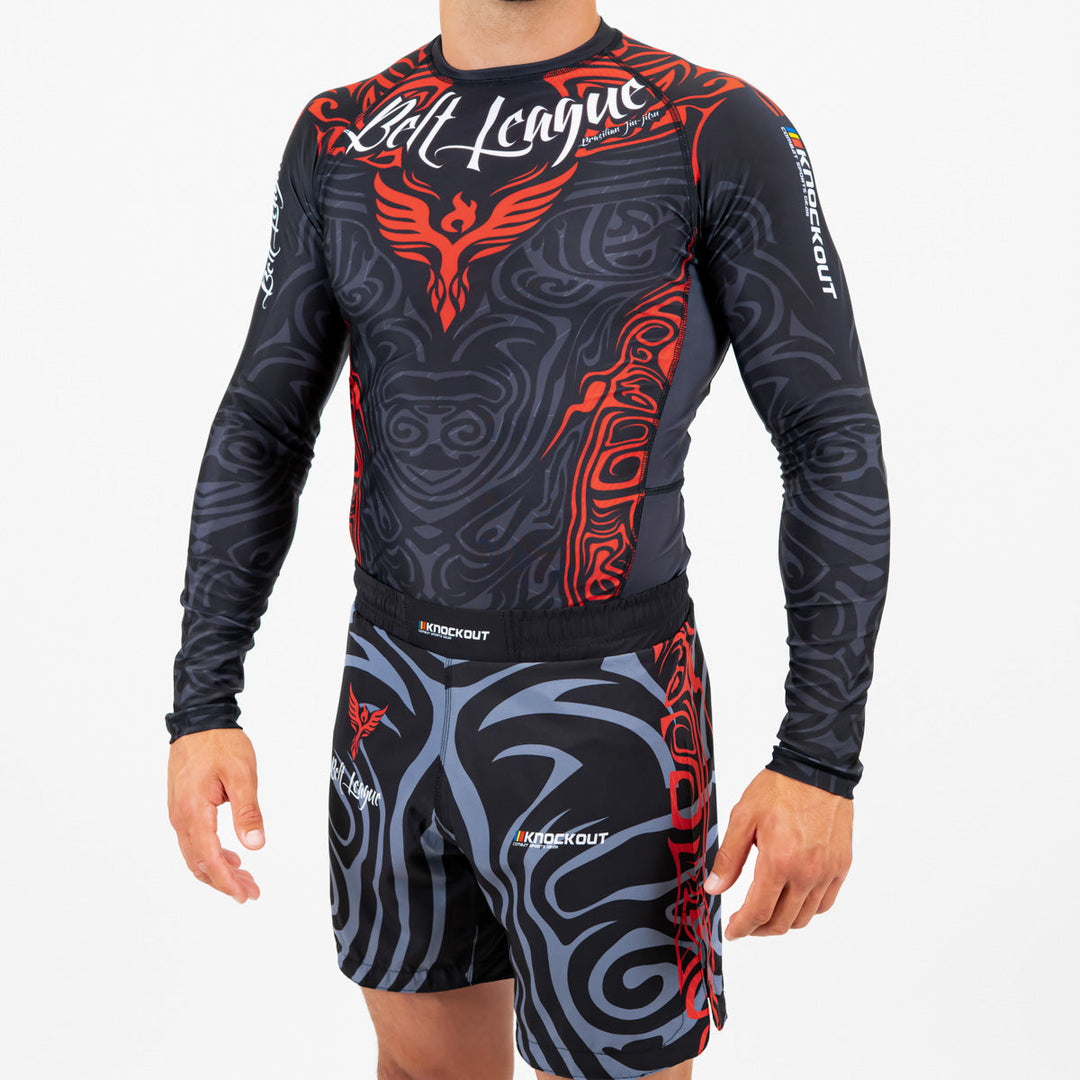 Bluza Compresie Knockout X Belt League | knock-out.ro