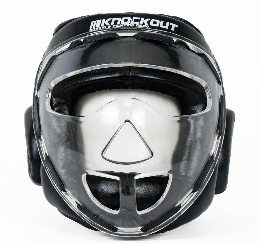 Casca Box Knockout Face Saver Transparent | knock-out.ro