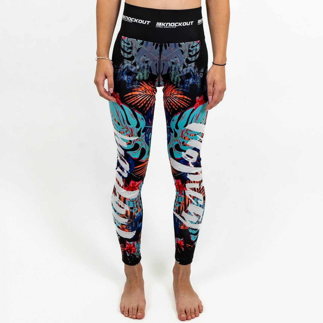 Pantaloni Compresie Knockout Tropical | knock-out.ro