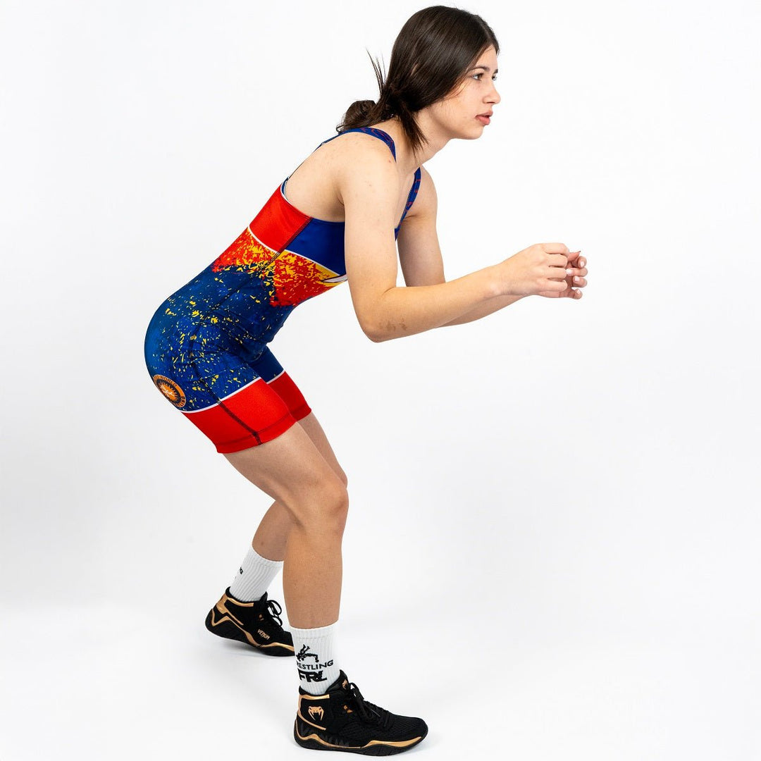 Knockout Superstar Girls’ Wrestling Singlet