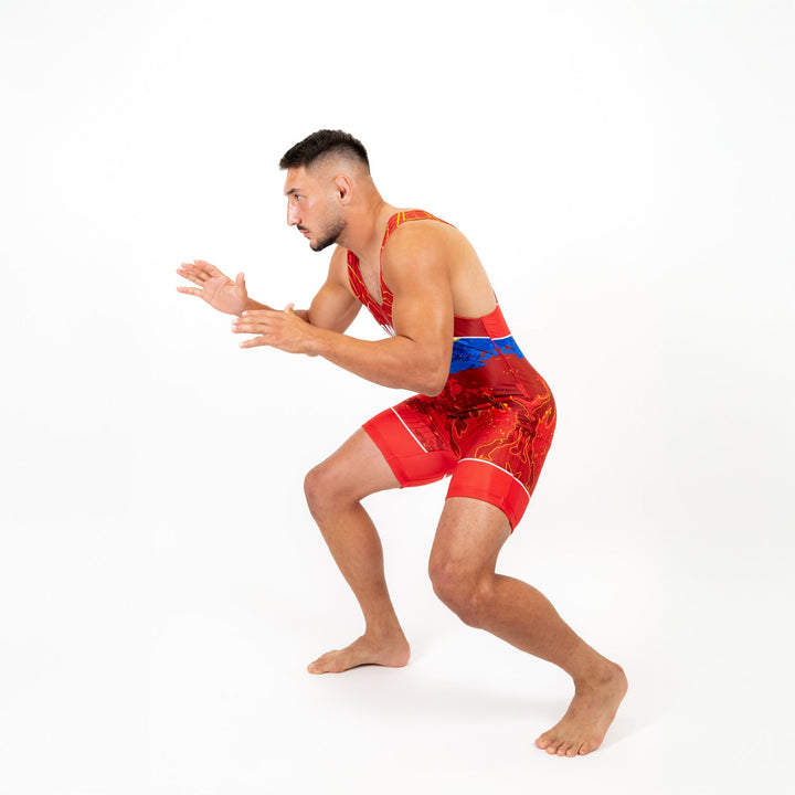 Dres Lupte Knockout Superstar Senior V2 | knock-out.ro