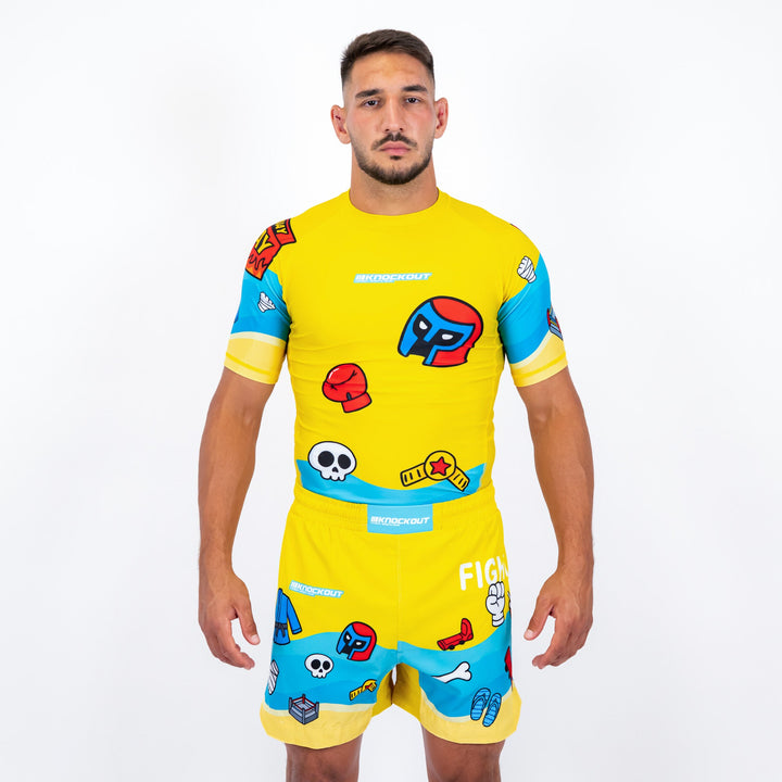 Knockout MMA Shorts Fight Vibe Kids