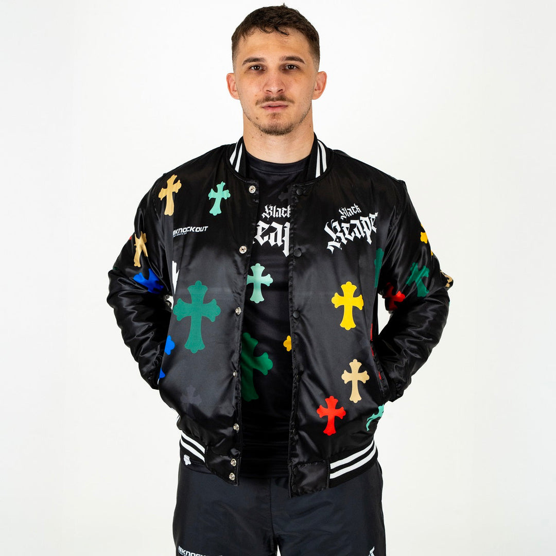 Knockout Black Reaper Bomber Jacket
