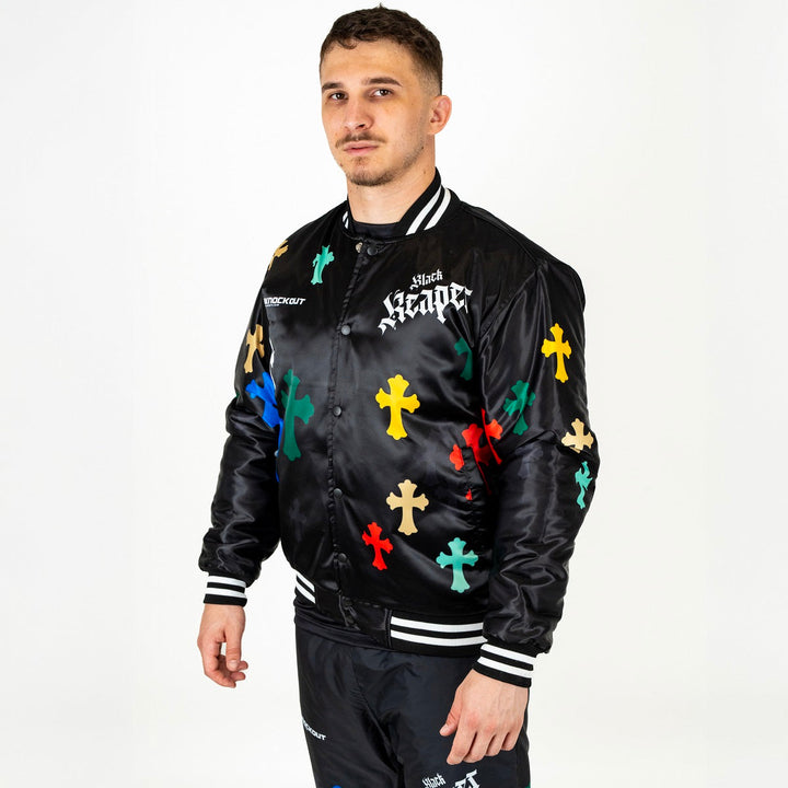 Knockout Black Reaper Bomber Jacket