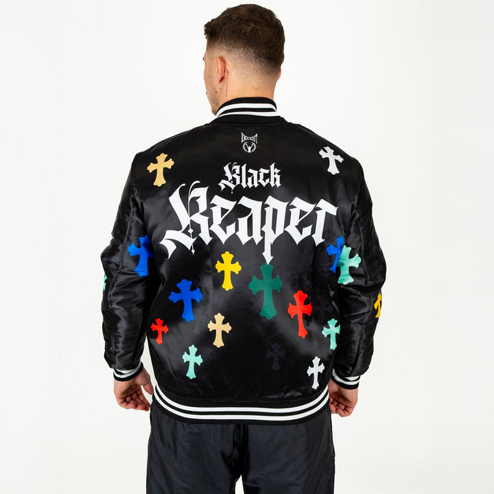 Knockout Black Reaper Bomber Jacket
