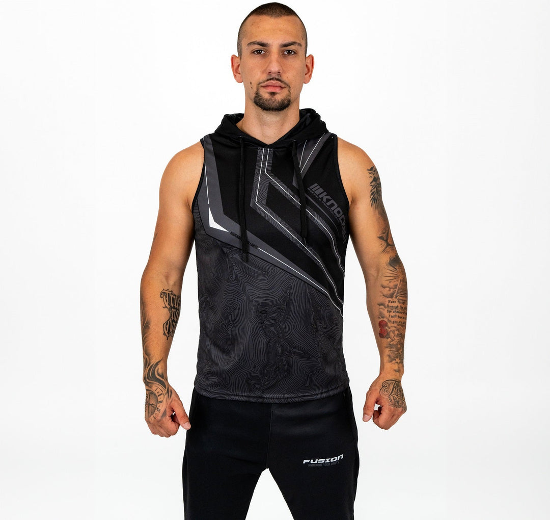 Knockout Fusion Hooded Tank Top