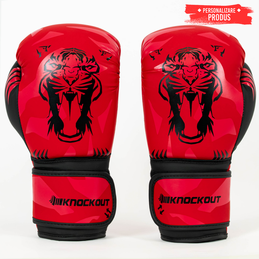 Knockout Boxing Gloves Tiger Kids
