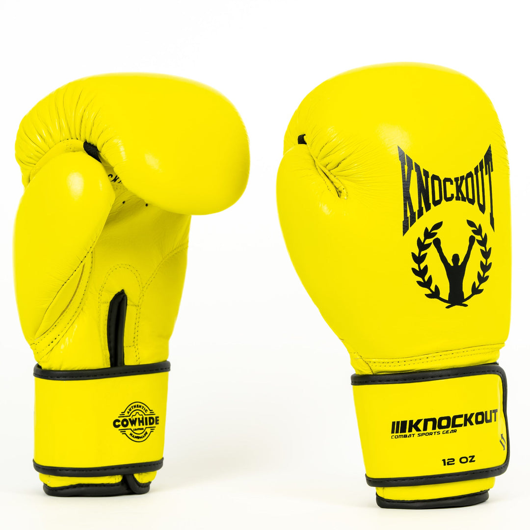 Knockout Boxing Gloves Basic Fluo
