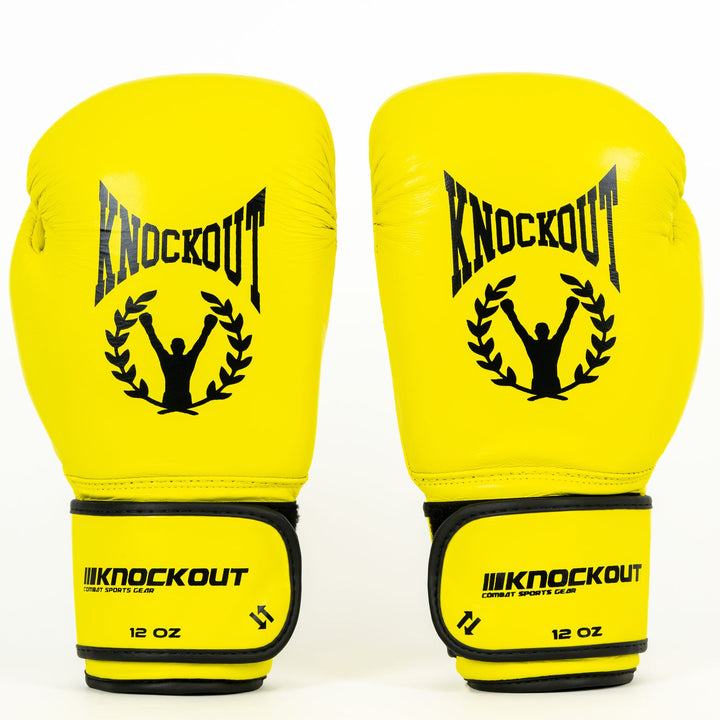 Knockout Boxing Gloves Basic Fluo