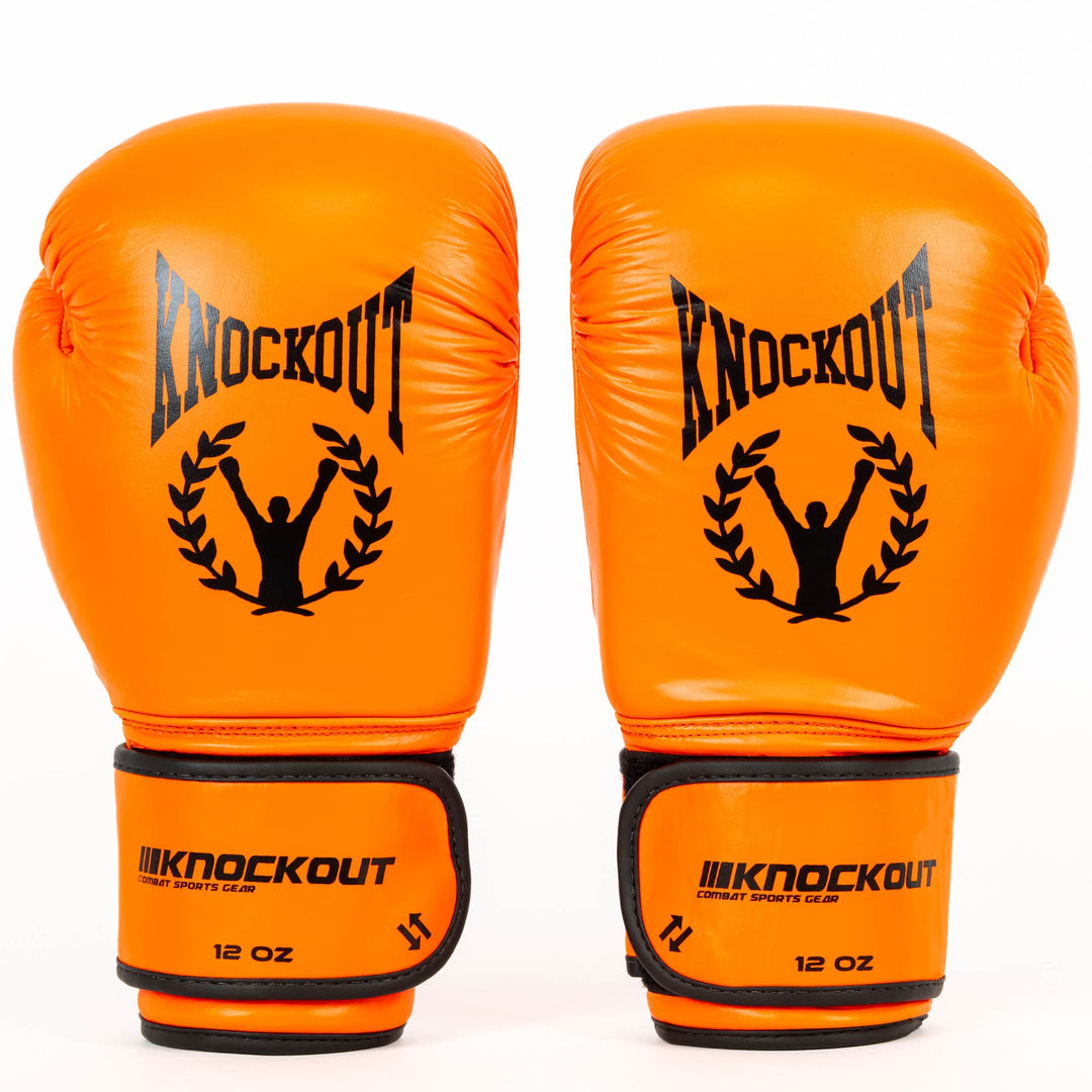 Knockout Boxing Gloves Basic Fluo