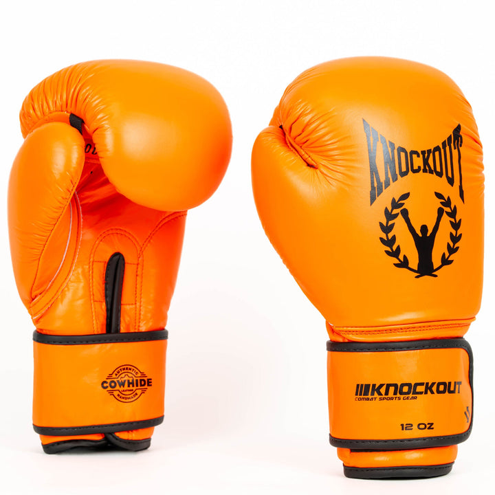 Knockout Boxing Gloves Basic Fluo