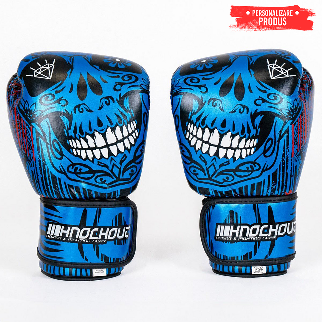 Knockout Boxhandschuhe Totenkopf
