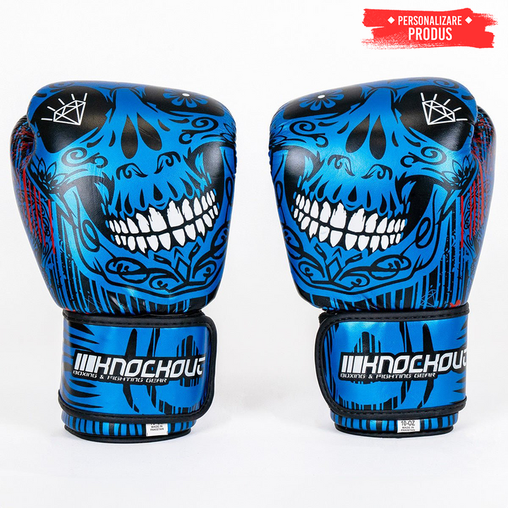 Knockout Boxhandschuhe Totenkopf