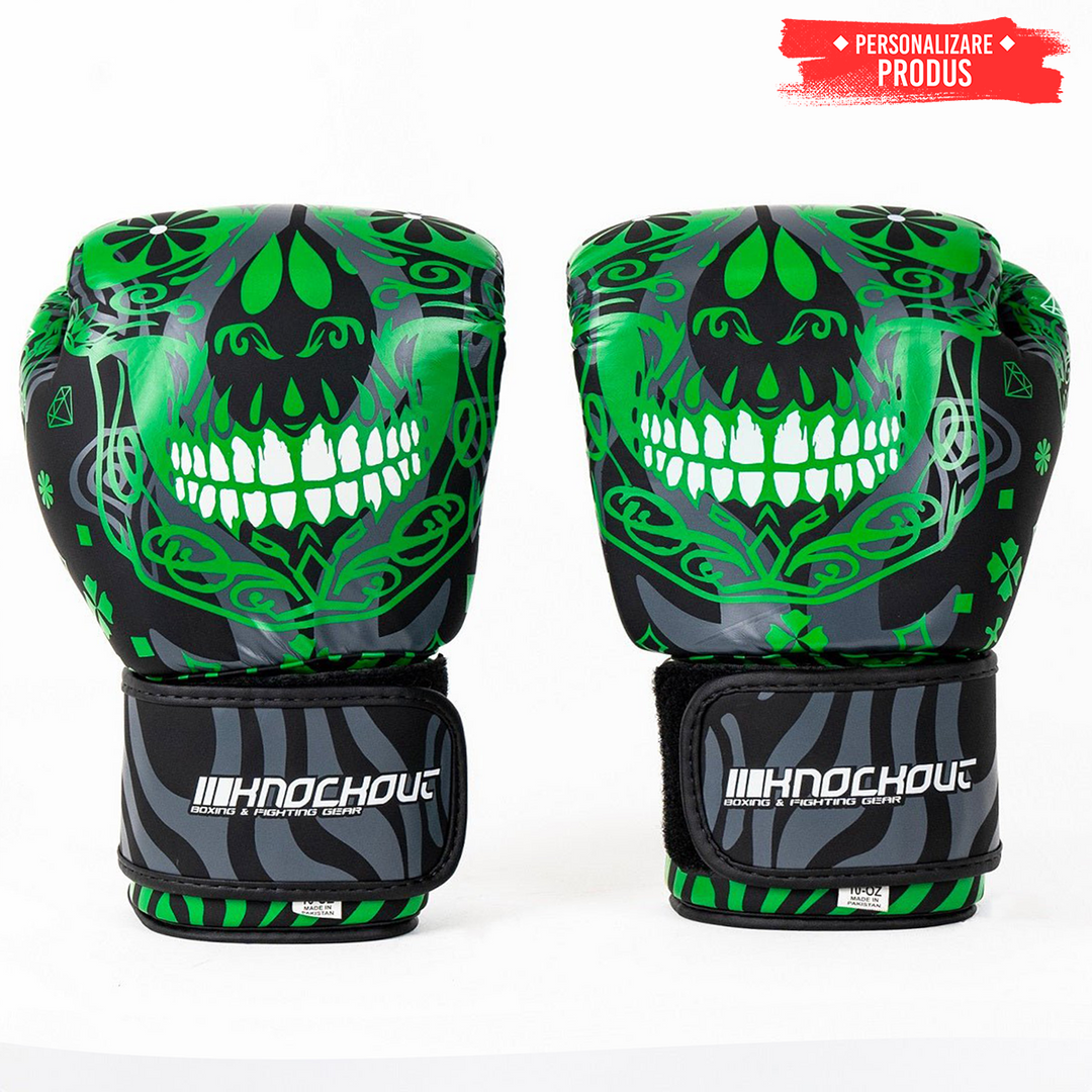 Knockout Boxhandschuhe Totenkopf