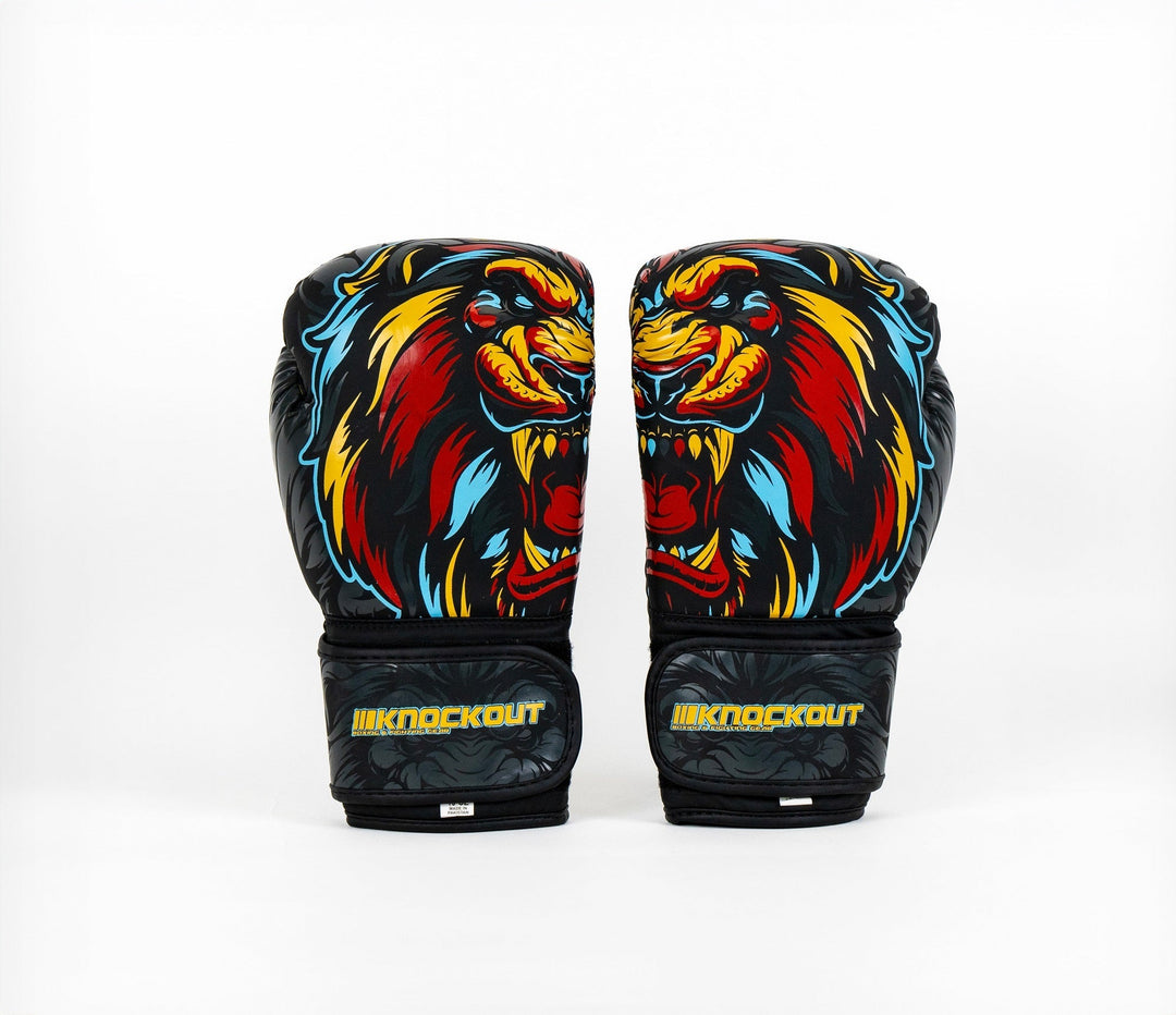Knockout Lion Kids Boxing Gloves