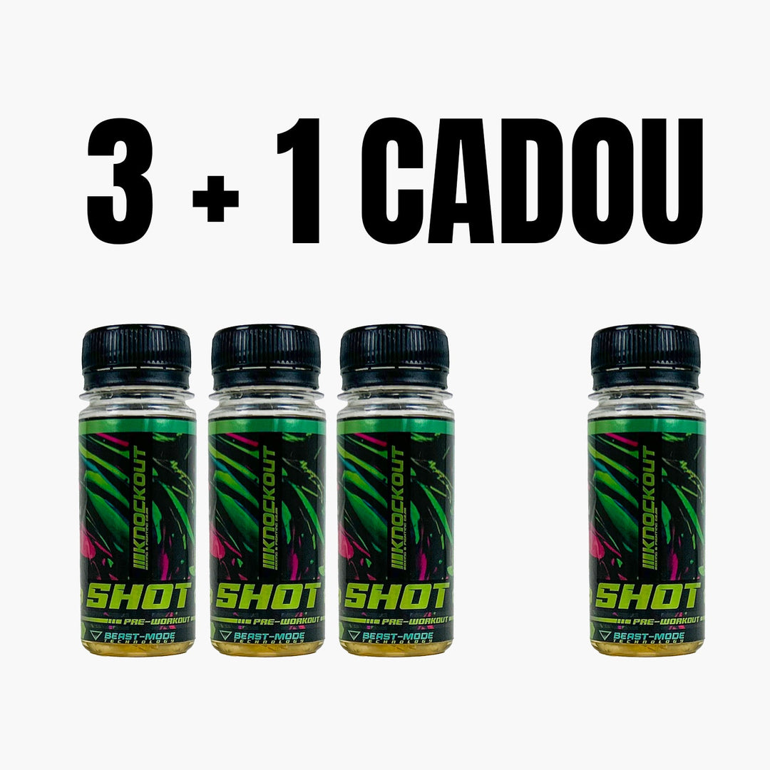 Energizant Knockout FIGHTER SHOT: 3 + 1 CADOU | knock-out.ro