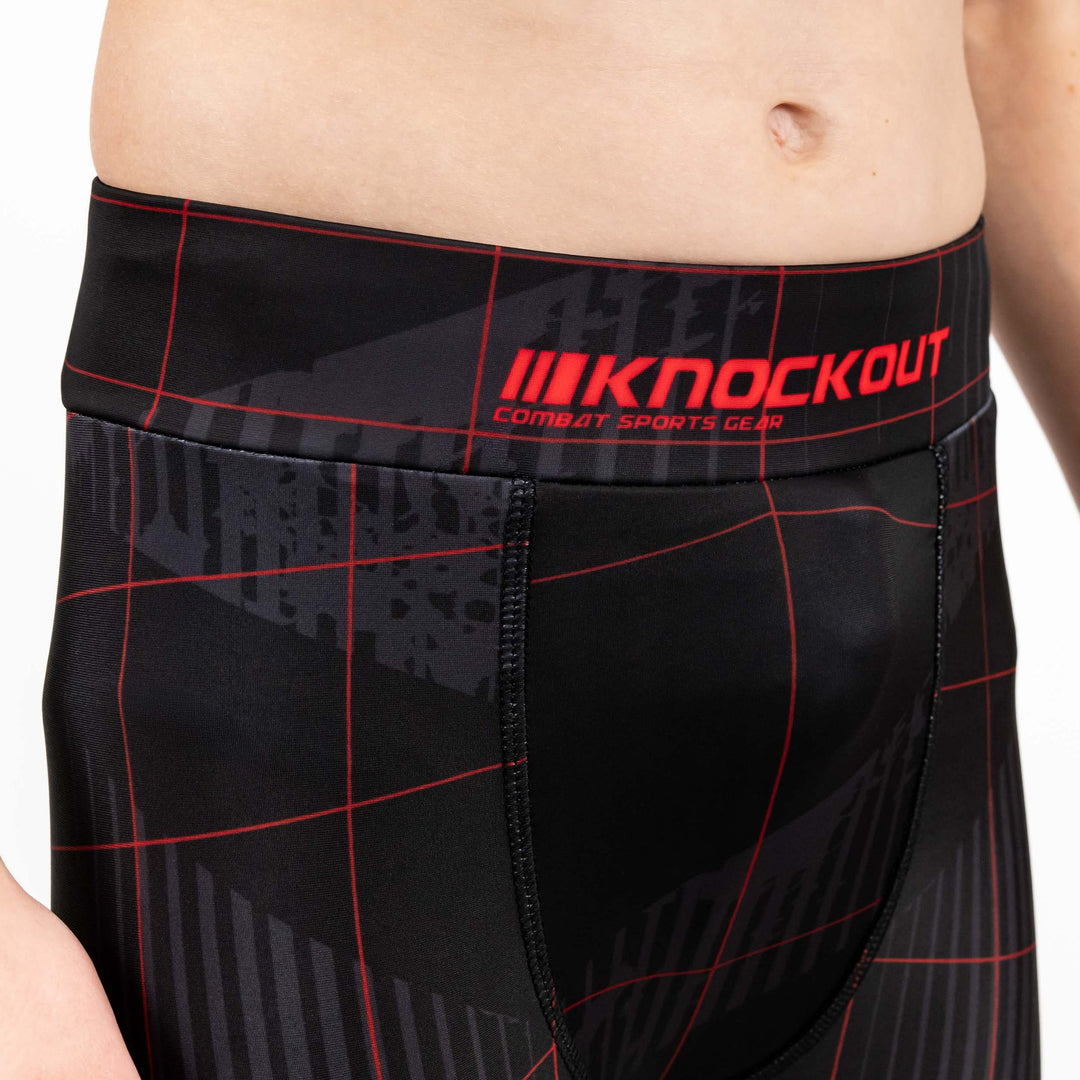 Pantaloni Compresie Knockout WebMan Copii | knock-out.ro